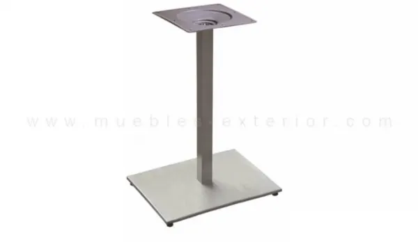 Pie de mesa para exterior rectangular Acero