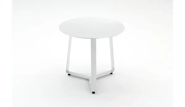 Mesita auxiliar de aluminio