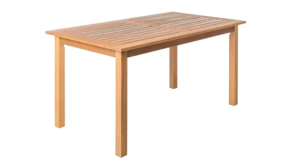 Mesa rectangular de acacia FSC