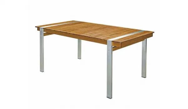 Mesa de acacia con acero 160cm