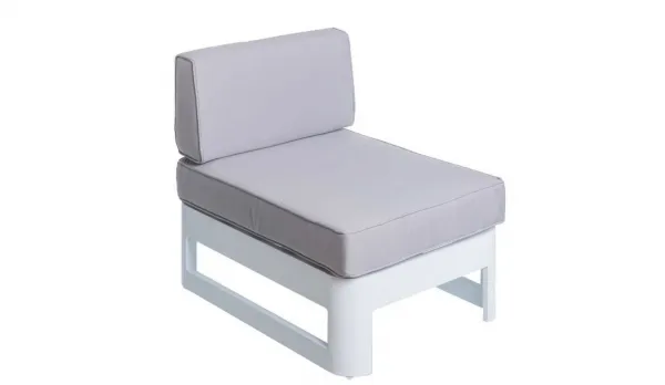 Módulo central aluminio blanco