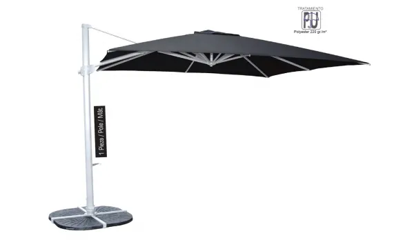 Parasol Hosteleria mástil lateral
