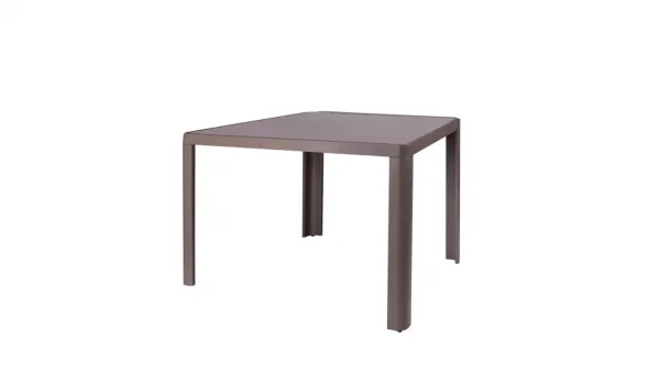 Mesa cuadrada de 90 de aluminio