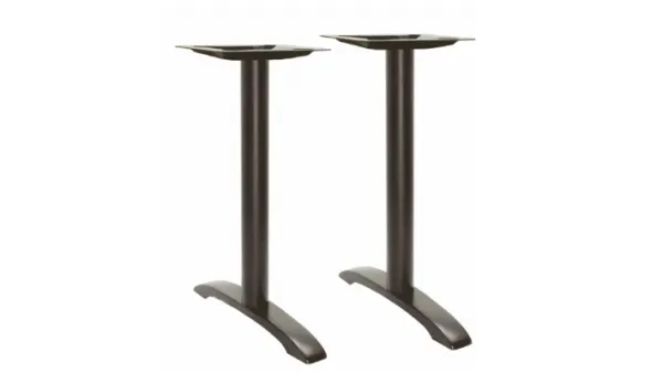 Pie de mesa doble para exterior de hierro