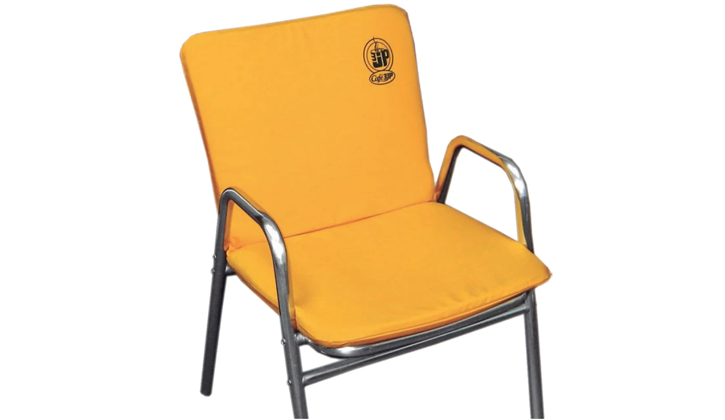 Cojín ACRILICO o Poliéster para silla exterior de aluminio