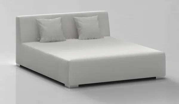 Cama impermeable 153 cm. ancho x 200 cm. profundo, con respaldo  exterior