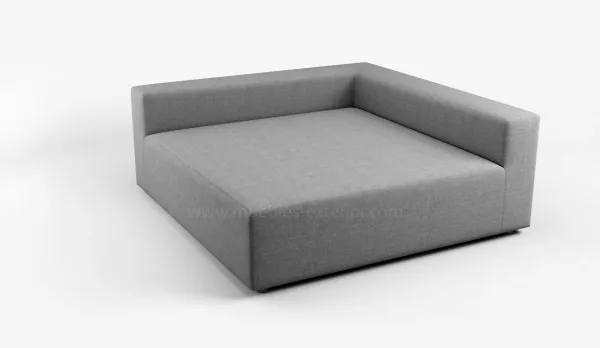 Modulo rincón Cubic LOUNGE 154 x 154 tela impermeable