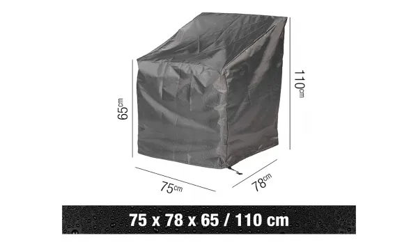 Funda para sillas de jardín apiladas