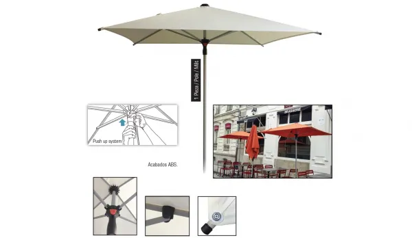 Parasol hosteleria 2 x2