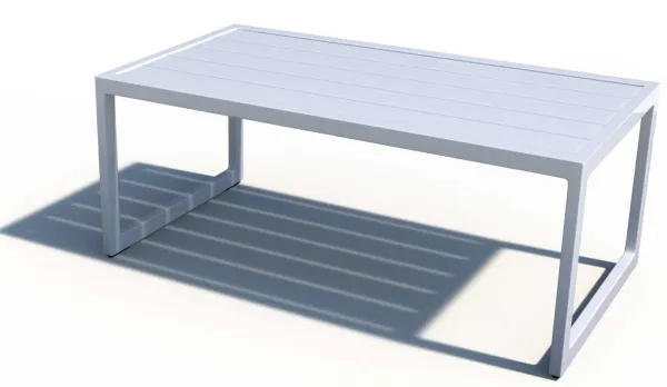 Mesita de centro de aluminio "Acapulco"