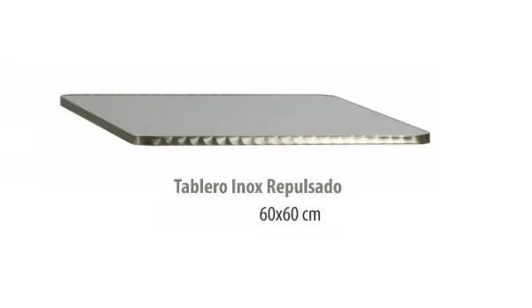 Tablero 60x60 acero inoxidable