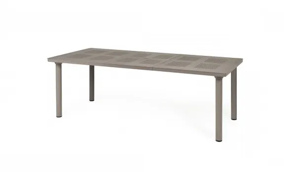 Mesa jardin con tablero de polipropileno extensible