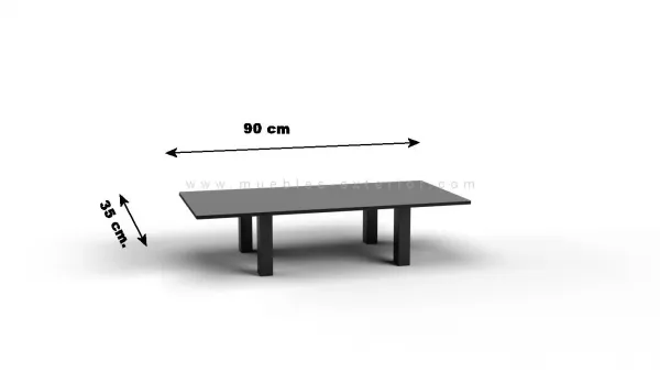 Mesa centro sobre compact 90X35