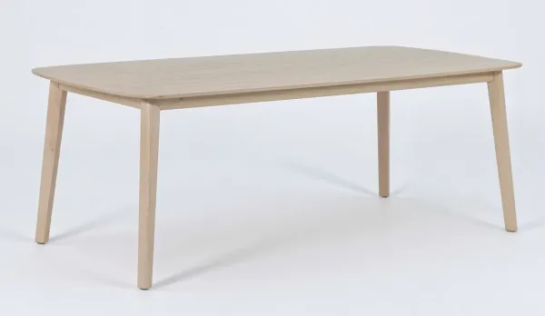 Mesa de Eucalipto FSC color Teca 200x100cm