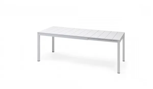 Mesa  jardin  extensible de aluminio con tablero DURELTOP de 85 x 140 ampliable a 210 cm