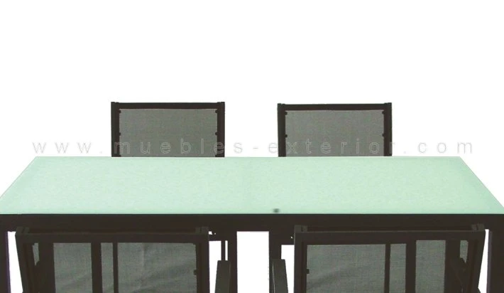 mesa de jardín ALUMINIO 160x90