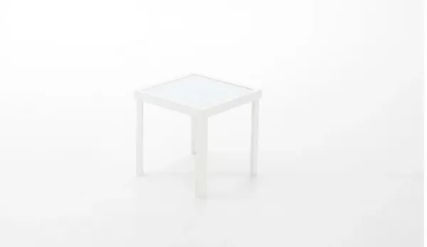 mesa de jardín aluminio de centro
