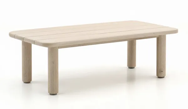 Mesa de café de acacia 120 x 66 x 34h