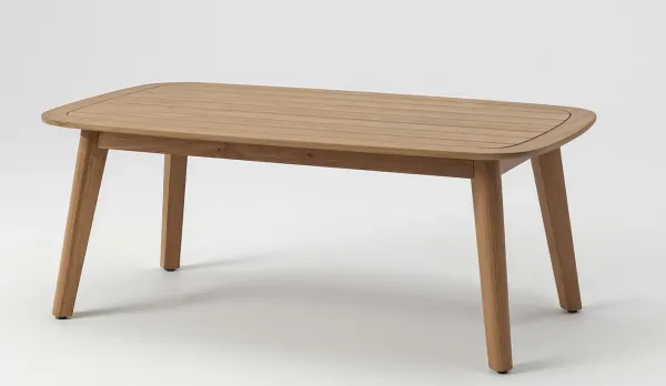 Mesa de café de eucalipto jardín