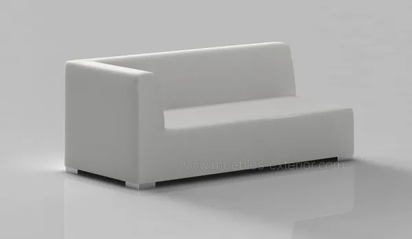 Sofá central con brazo derecho 225.5 cm