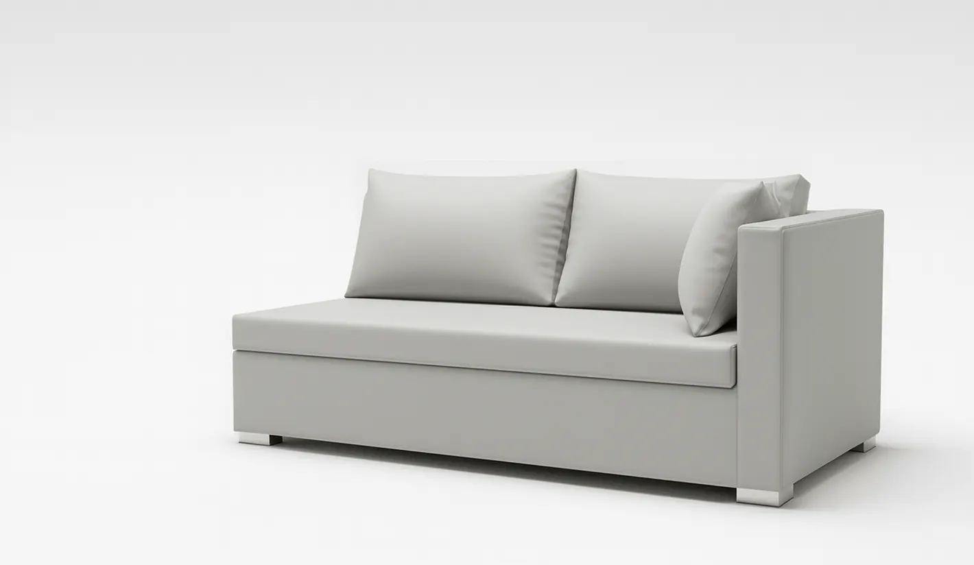 Sofá modular "Project" con brazo izquierdo 2 plazas 155,5cm.