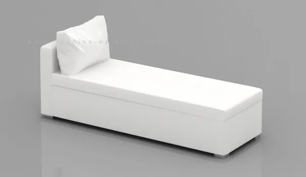 Mueble Chaise Longue "Project" 78 ancho x 155.5 profundo