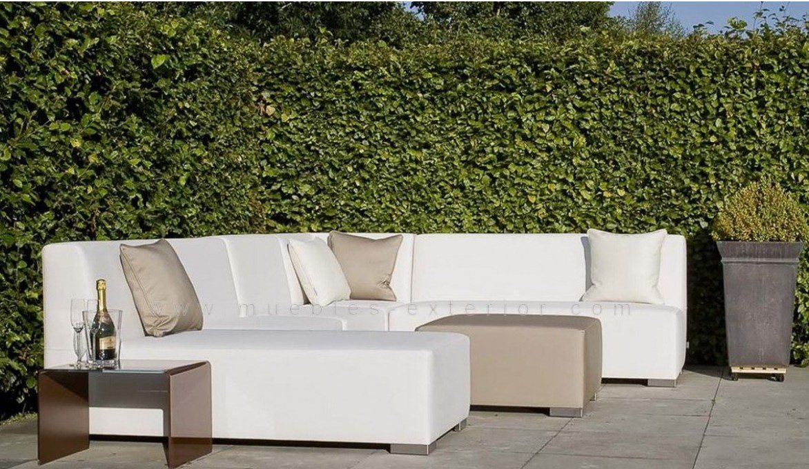 muebles de jardín Conjunto sofás exterior Simple Line
