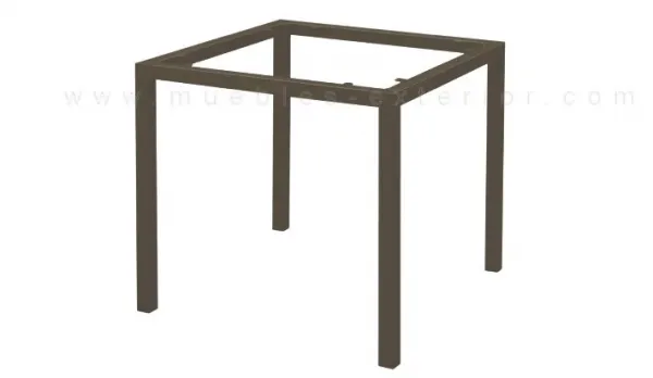 Pie de mesa 70x70 para exterior, distintos colores