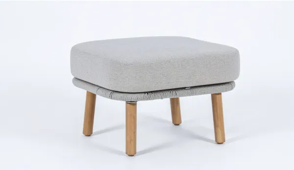 Otomán exterior de eucalipto