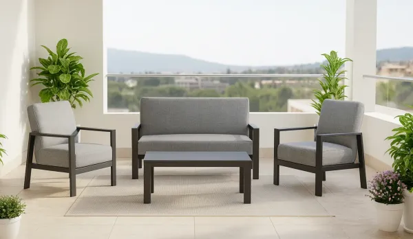 Estructura de aluminio con espuma waterproof