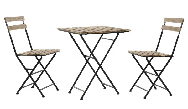 Set sillas y mesita plegable para terraza