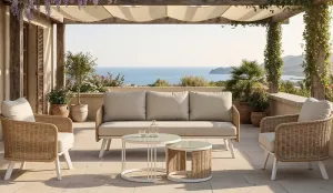 Set de aluminio con fibra sintética trenzada