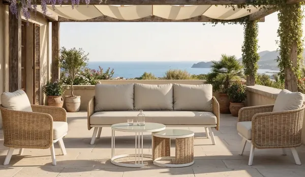 Set de aluminio con fibra sintética trenzada