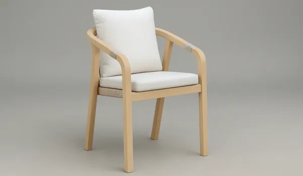 Sillón acacia de alta densidad