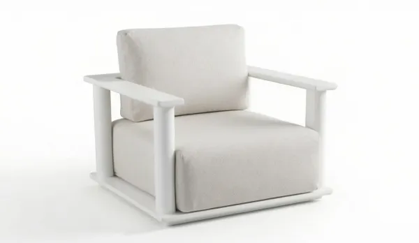 Sillón individual de aluminio waterproof
