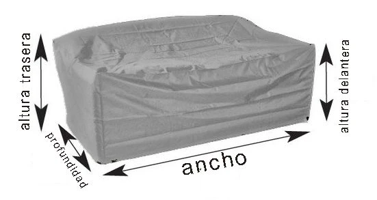 Funda impermeable para sofas de jardin