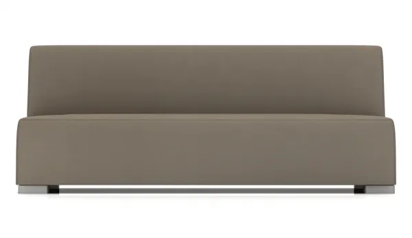 Sofá central sin brazos 210 cm impermeable - 91 cm. profundo