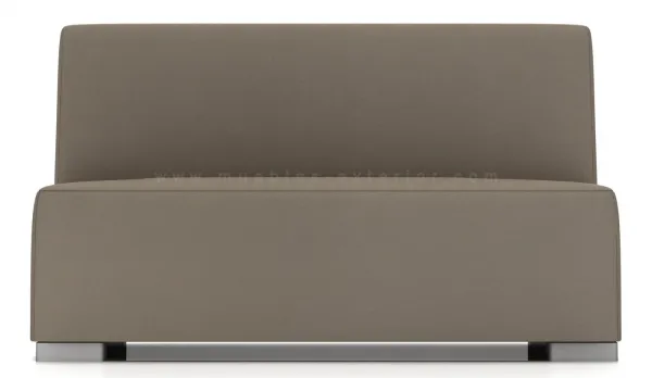 Sofá central sin brazos 133 cm impermeable - 91 cm. profundo