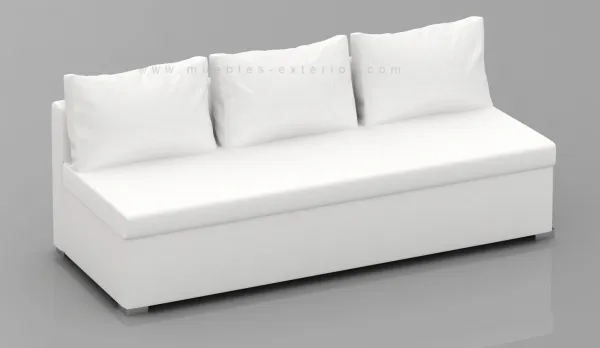 Sillón Módulo Central  "Project" 3 plazas 213 cm.