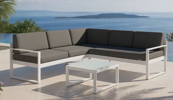Mueble jardín con respaldo reclinable