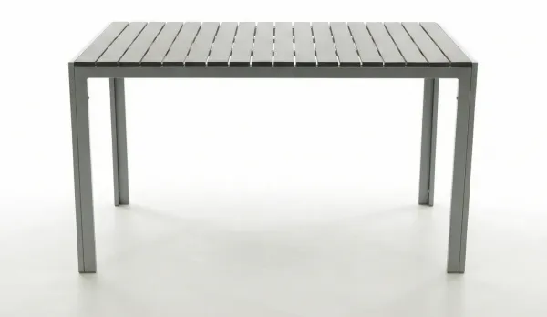 Mesa de jardin fija de poliwood