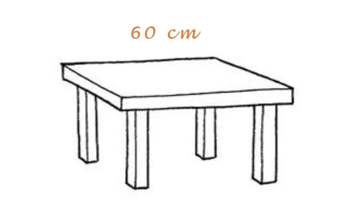 Mesas terraza 60 cm