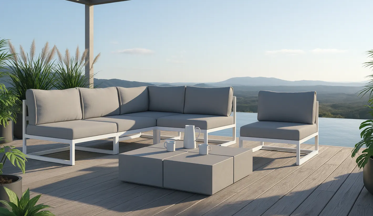Colección Sofás jardín Aluminio