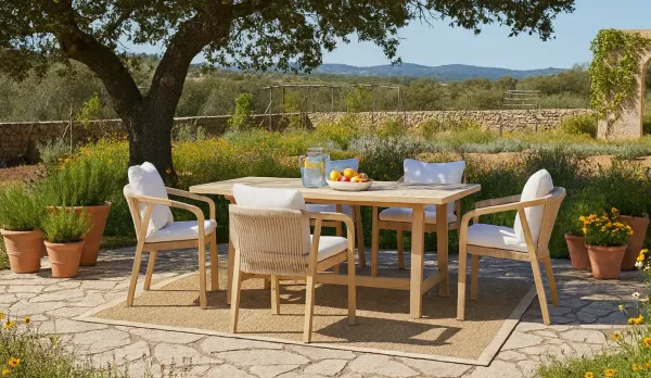 coleccion madera de acacia para exterior