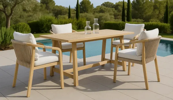 coleccion madera de acacia para exterior