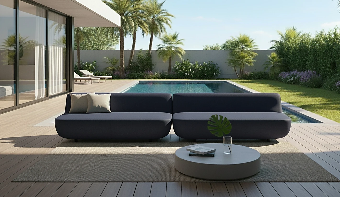 Italian design, Muebles exterior e interior