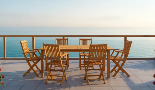 muebles de jardín madera de acacia FSC