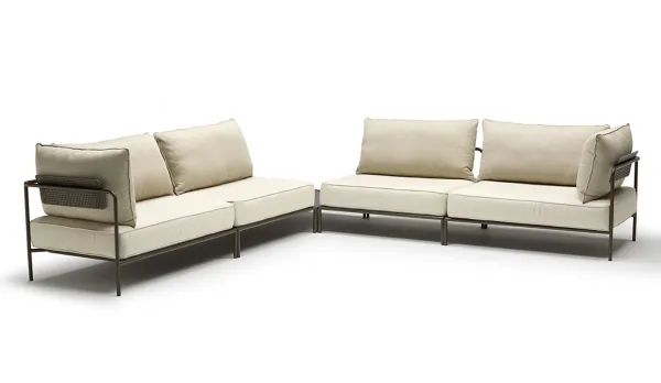 Modular de acero con tejido Sunbrella y Agora