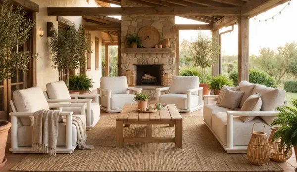 Colección exterior aluminio con cojines XL