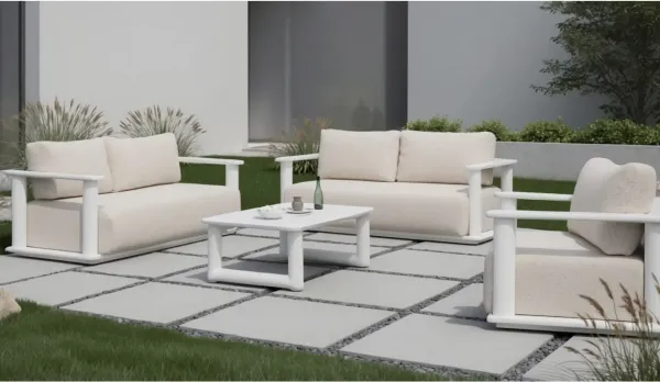 Colección exterior aluminio con cojines XL